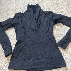 Lululemon Gray Long-Sleeve Pullover Top 6
